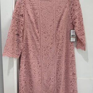 3/4 sleeve Victorian dusty rose- mauve